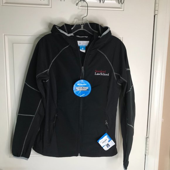 Columbia Jackets & Blazers - NWT Columbia Women's Sweet As Softshell Stanford Law School Jacket Black~ Size S